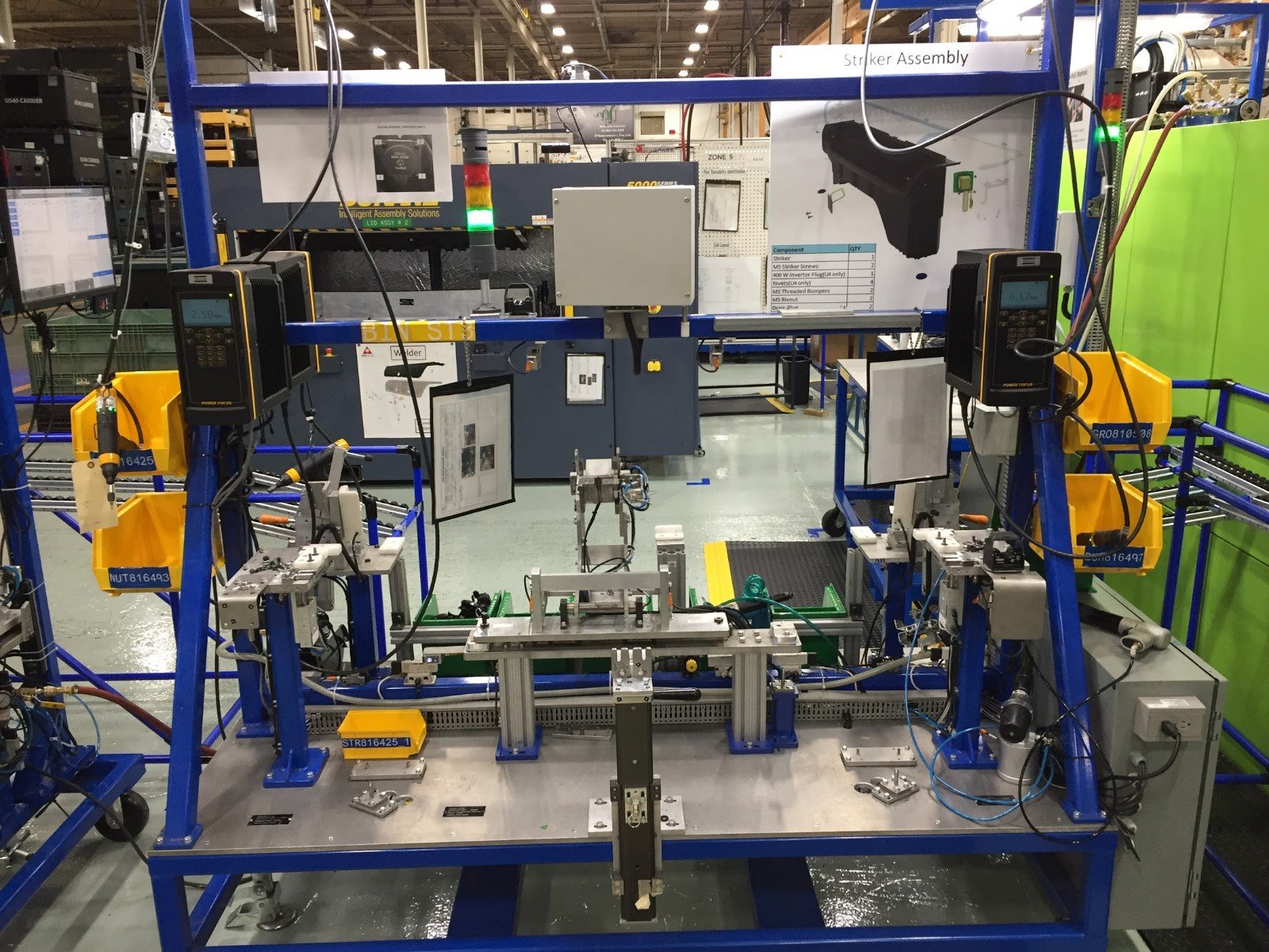 Semiautomatic Assembly Line Truck Box Assembly Nuspark